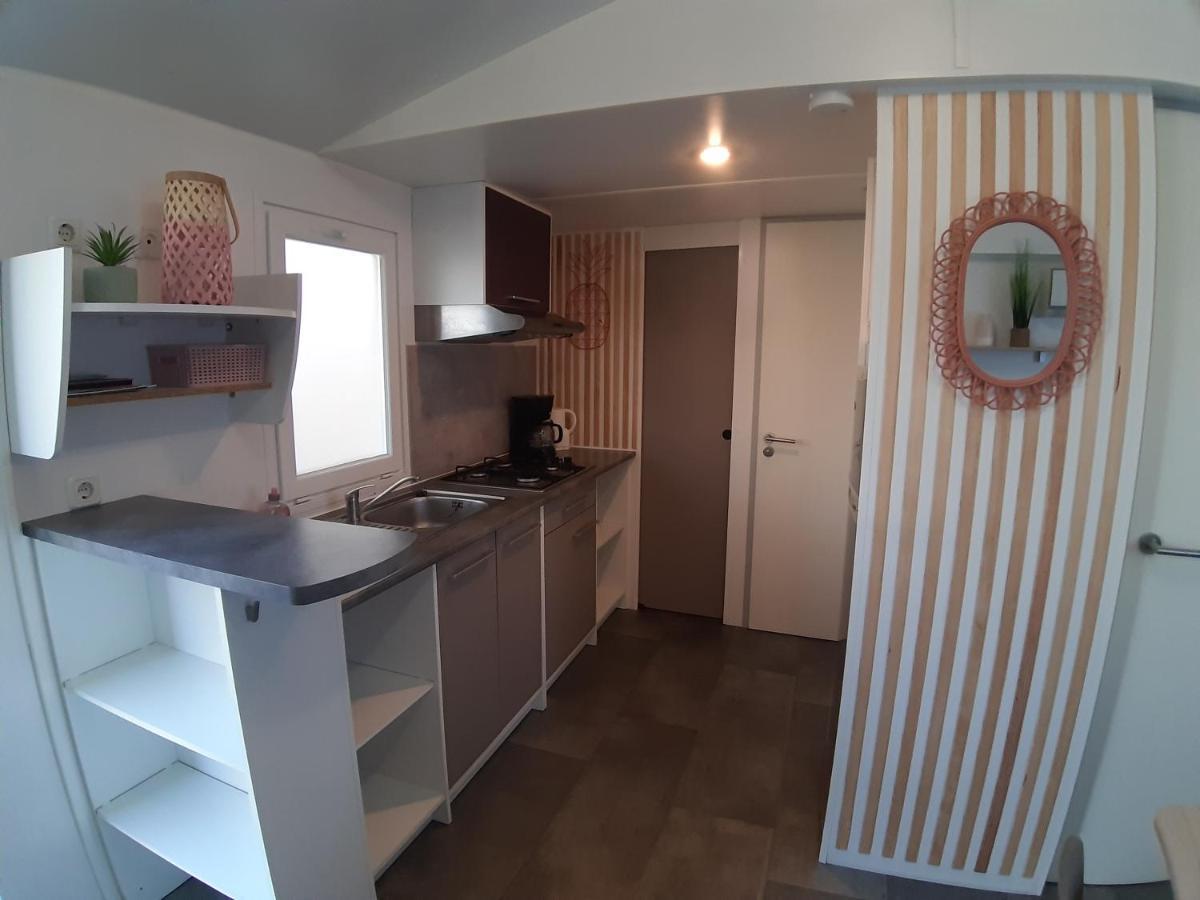 Mobil Home 4 6 Pers Climatise Camping Eurolac Aureilhan  المظهر الخارجي الصورة